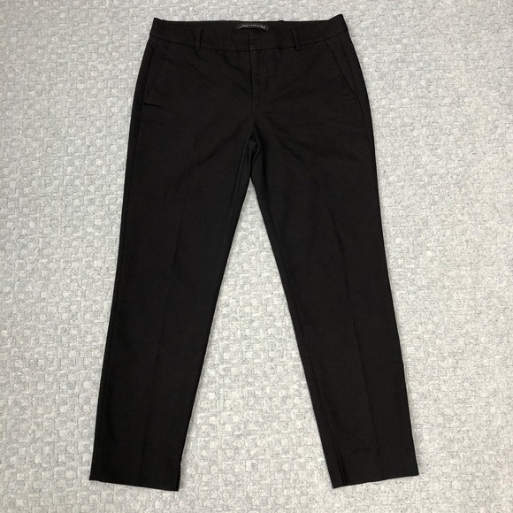 Zara Woman Pants Womens Medium Black Tapered Office Workwear Slim Ankle Dress - Picture 1 of 9
